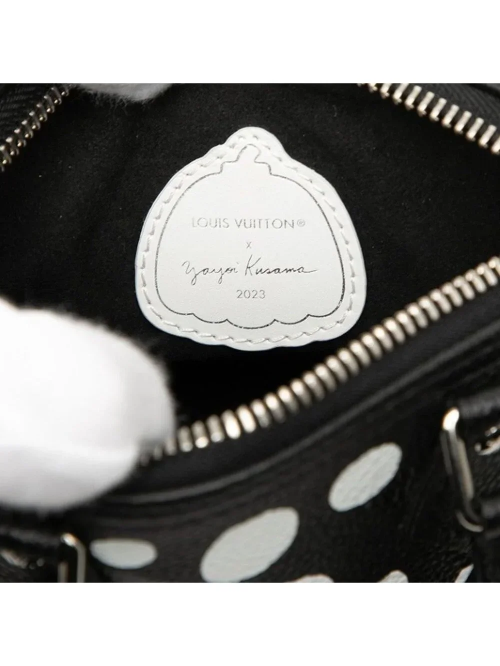 Louis Vuitton Yayoi Kusama Monogram Empreinte Nano Speedy Dot 2-Way Shoulder Bag